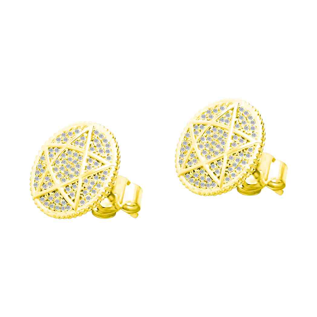 Round Stud Earring ER23066A